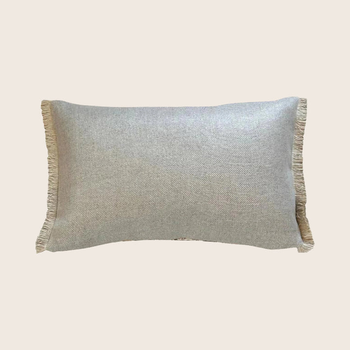 Vintage 1970s Floral Pint Lumbar Pillow