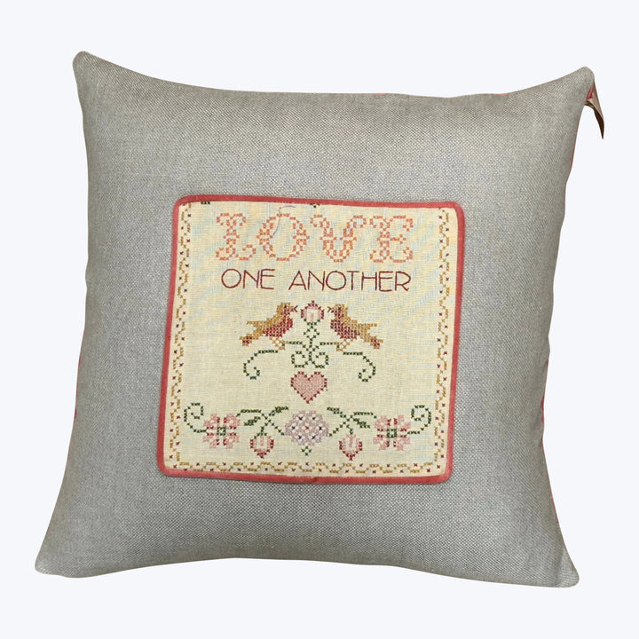 Vintage Cross Stitch Pillow