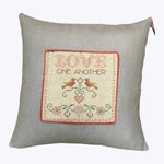 Vintage Cross Stitch Pillow