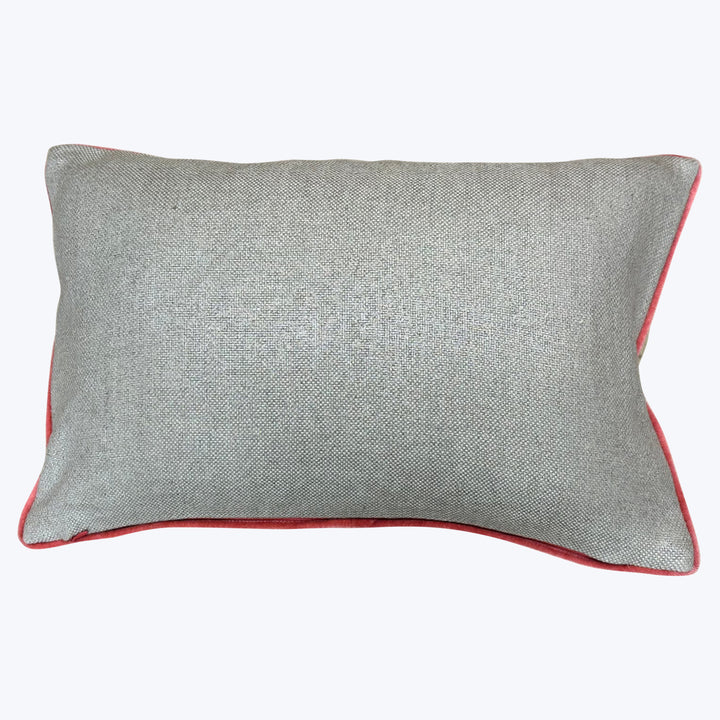 Vintage Cross Stitch Lumbar Pillow