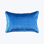 Vintage Silk Embroidery Lumbar Pillow
