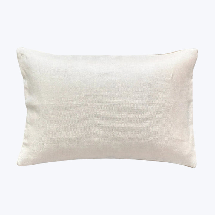 Vintage Silk Embroidery Lumbar Pillow, Chrysanthemum