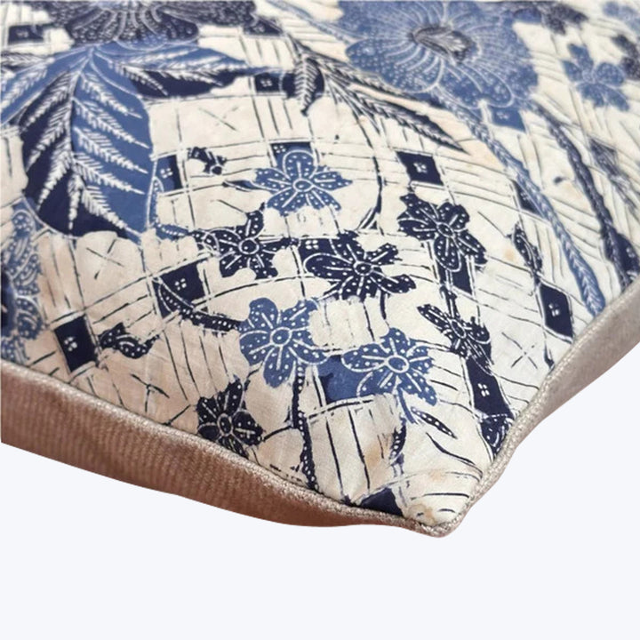 Vintage Batik Pillow Left Border