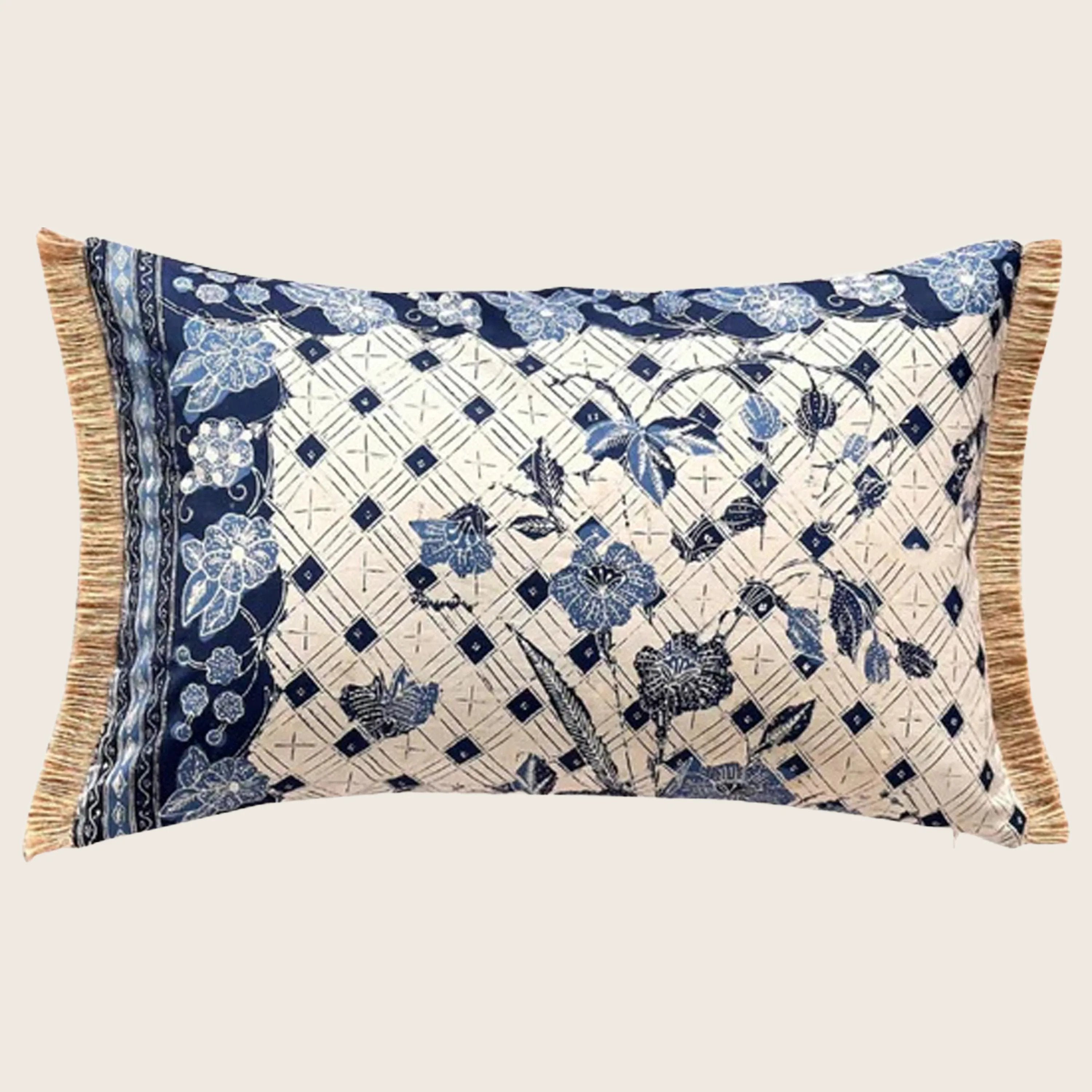 Threads Soft Goods Batik Lumbar Pillow - Thumbnail 3