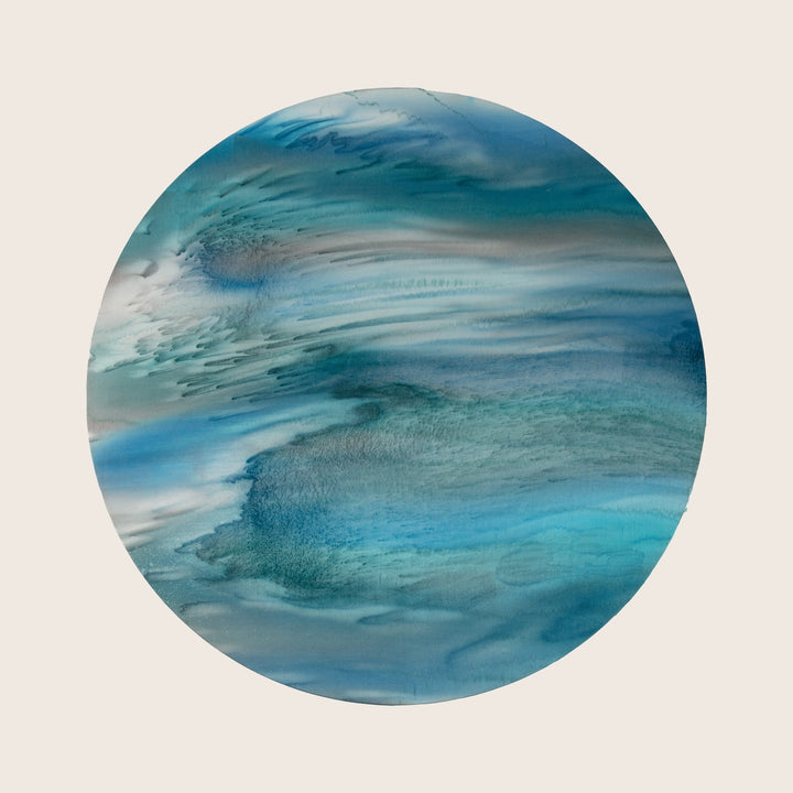 Blue Gravity Painting