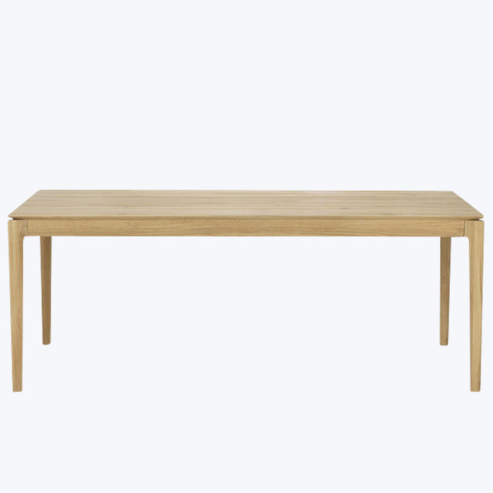 Oak Bok Extendable Dining Table Natural / 79"-118"