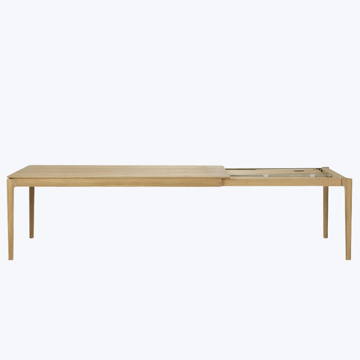 Oak Bok Extendable Dining Table Natural / 79"-118"