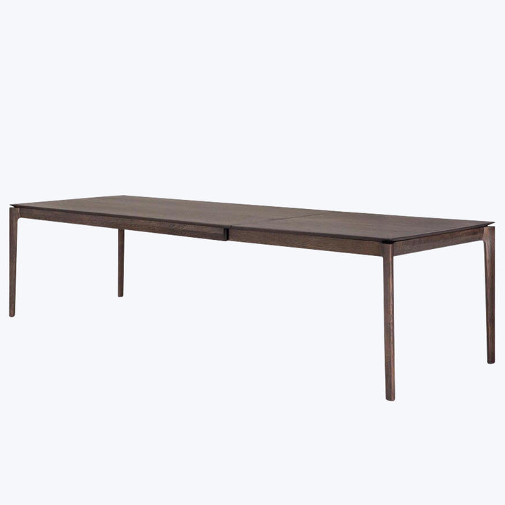 Oak Bok Extendable Dining Table Brown / 79"-118"