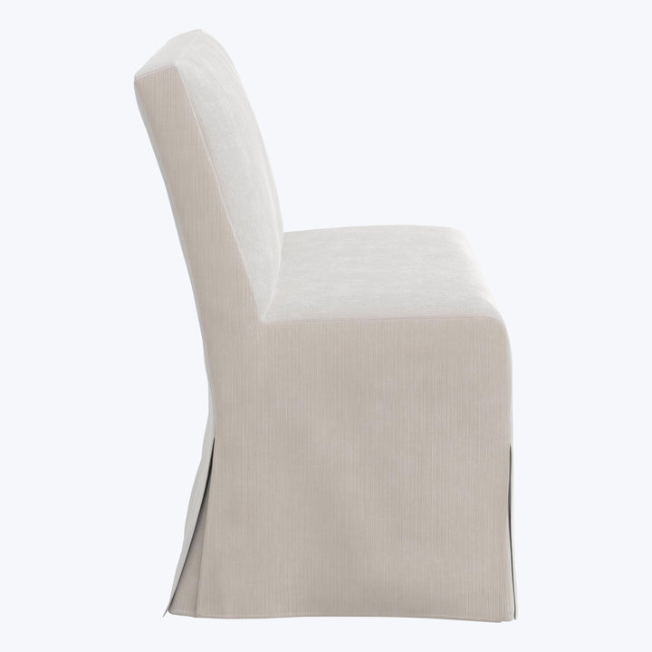 Rye Slipcover Dining Banquette Performance Velvet Mineral