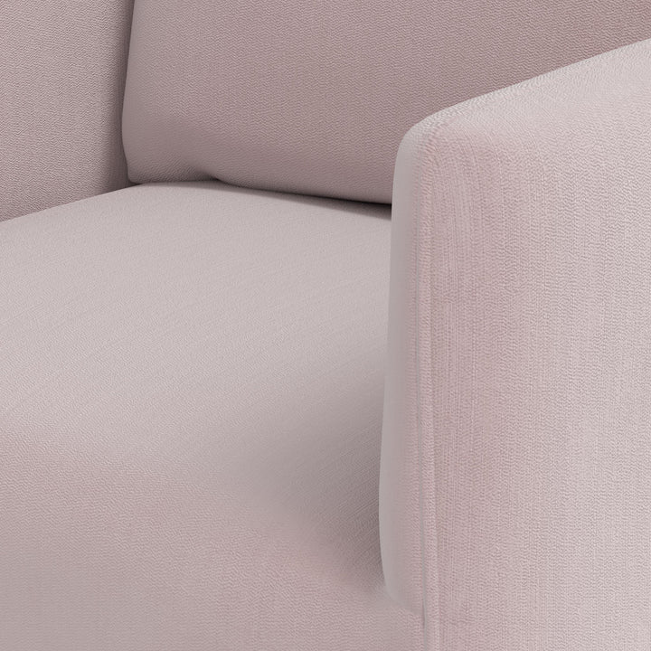 Rye Slipcover Dining Armchair Performance Velvet Plum Frost