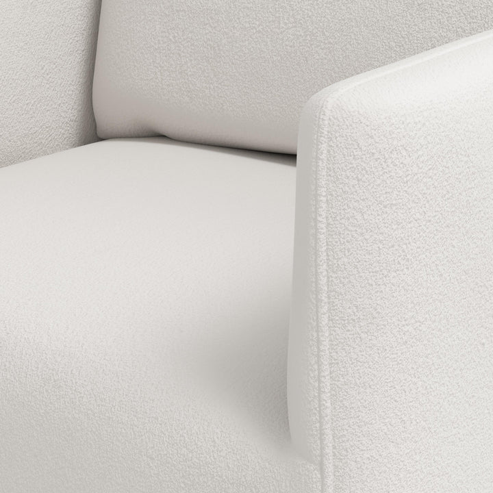 Rye Slipcover Dining Armchair Velvet Light Grey