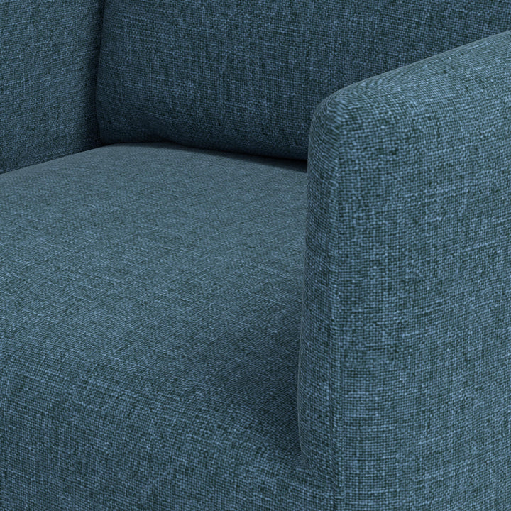 Rye Slipcover Dining Armchair Zuma Linen Navy