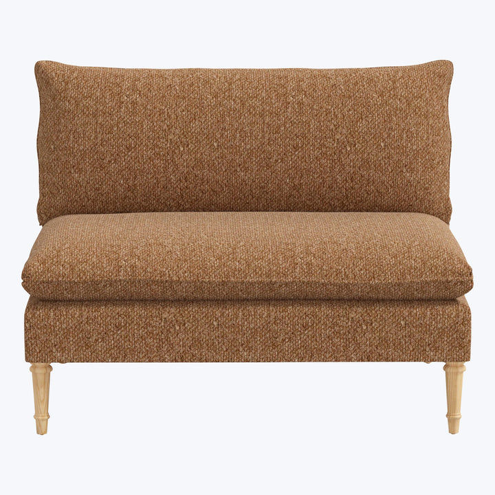 Laurel Settee Woolen Pecan