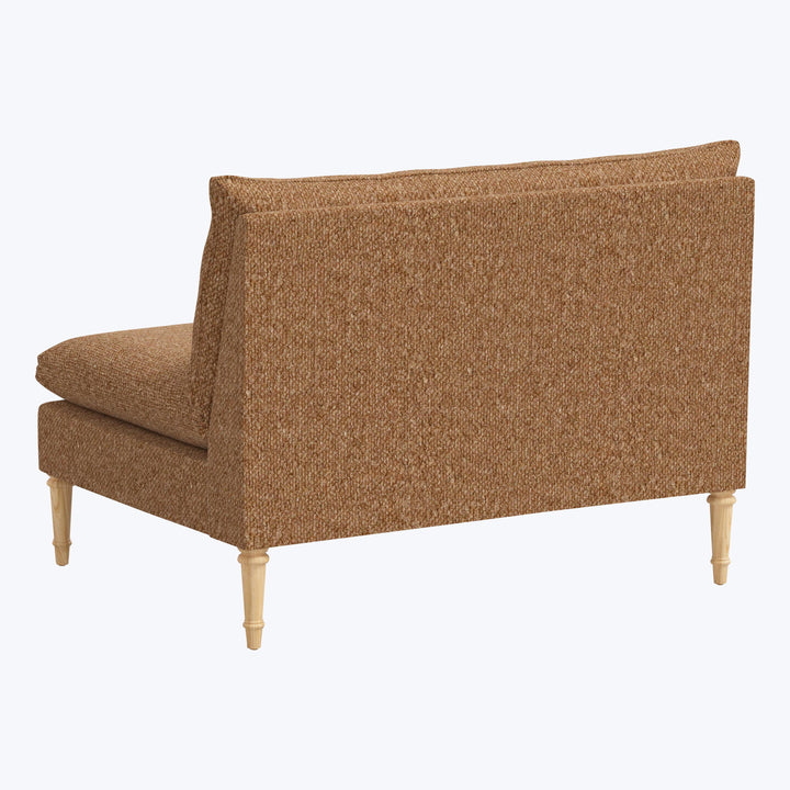 Laurel Settee Woolen Pecan
