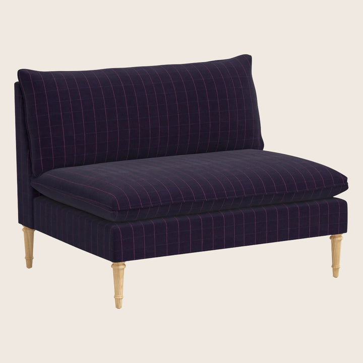 Laurel Settee Checker Night
