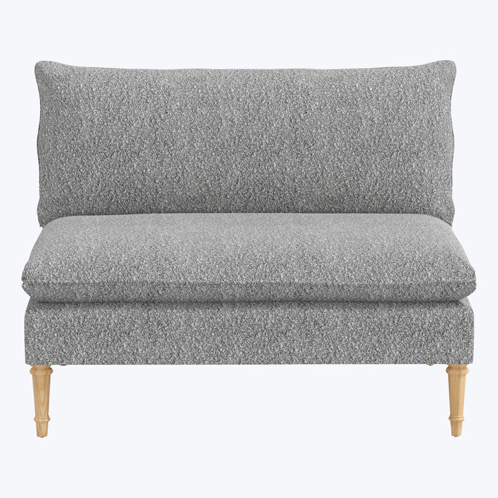 Laurel Settee Boucle Grey