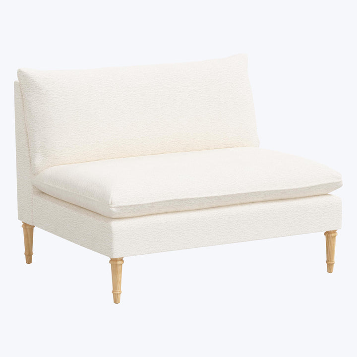 Laurel Settee Sherpa Natural