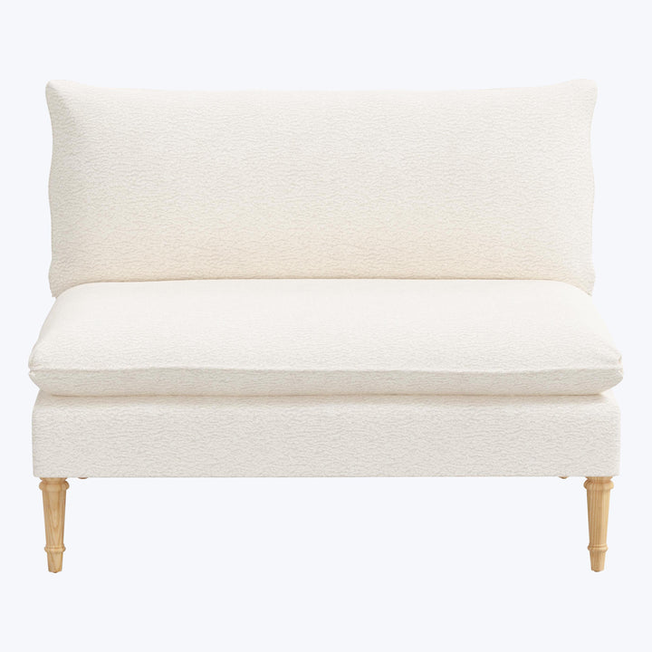 Laurel Settee Sherpa Natural