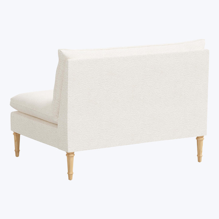 Laurel Settee Sherpa Natural