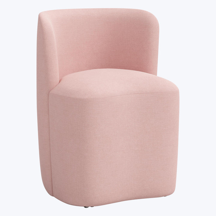 Montague Dining Chair Linen Blush