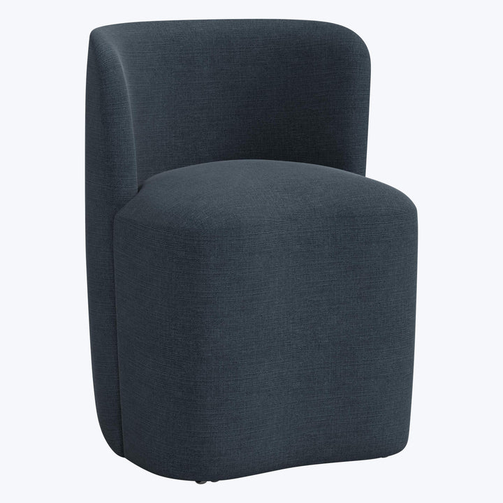 Montague Dining Chair Linen Navy