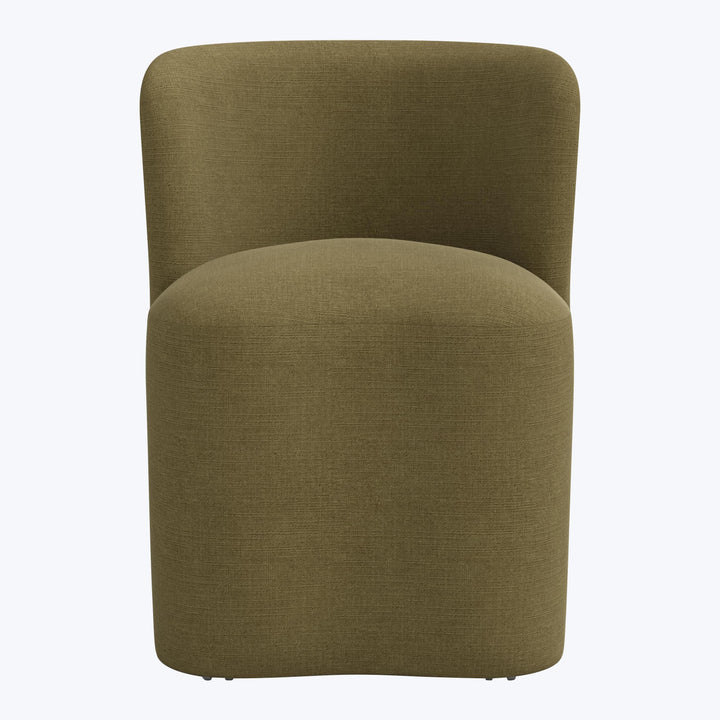 Montague Dining Chair Linen Olive