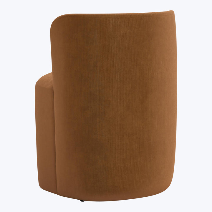 Montague Dining Chair Performance Velvet Copper