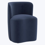 Montague Dining Chair Performance Velvet Ocean