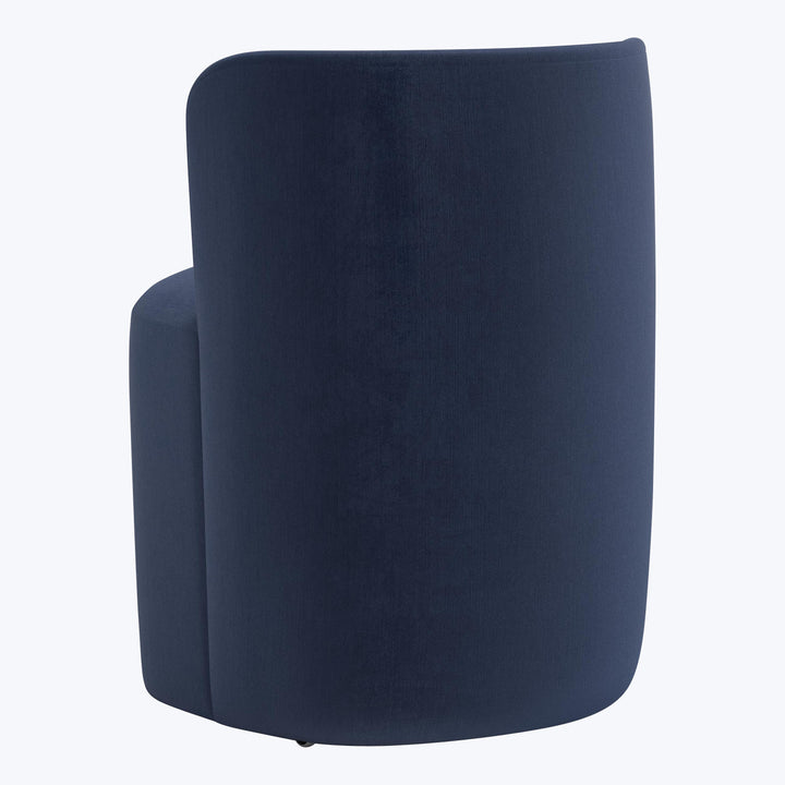 Montague Dining Chair Performance Velvet Ocean