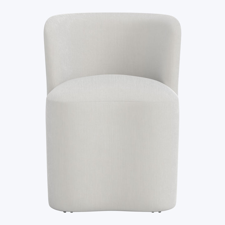 Montague Dining Chair Performance Velvet Snow