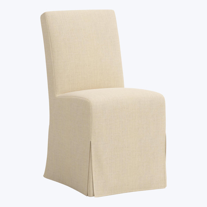 Rye Slipcover Dining Chair Linen Natural