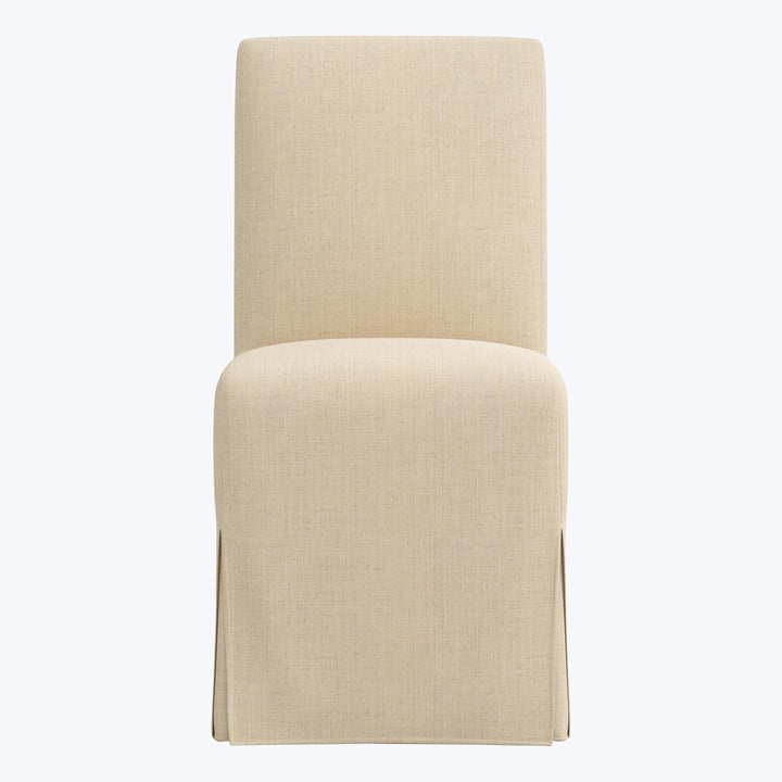 Rye Slipcover Dining Chair Linen Natural
