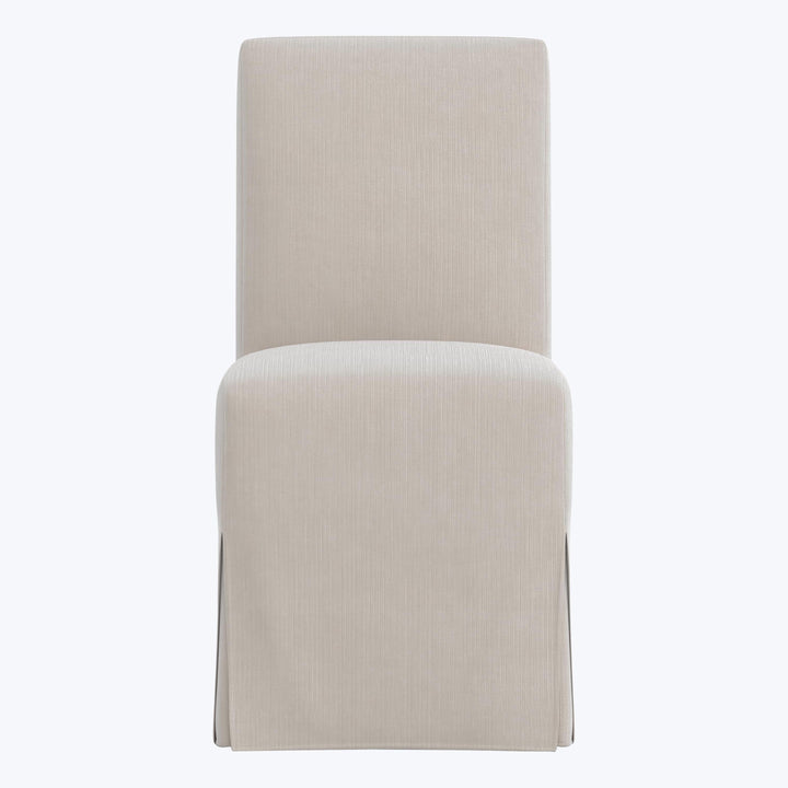Rye Slipcover Dining Chair Performance Velvet Mineral
