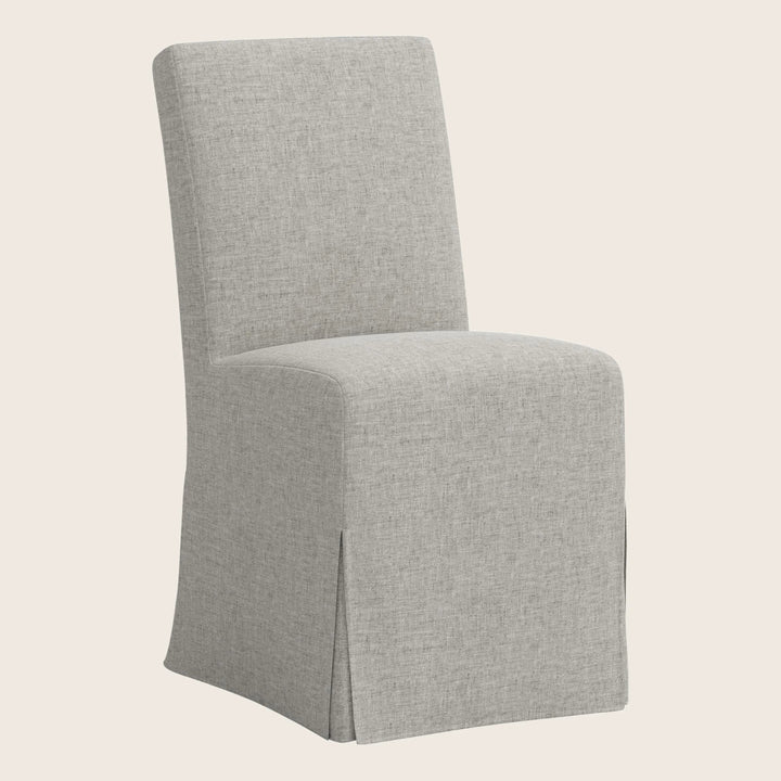 Rye Slipcover Dining Chair Zuma Linen Feather