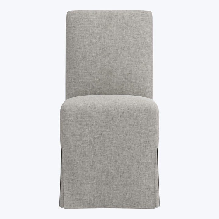 Rye Slipcover Dining Chair Zuma Linen Feather