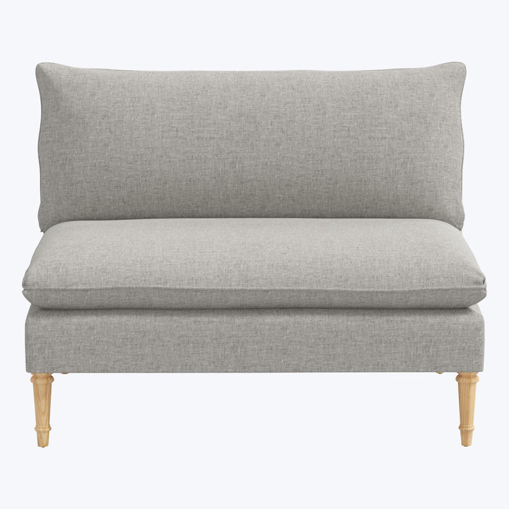Laurel Settee Zuma Linen Feather