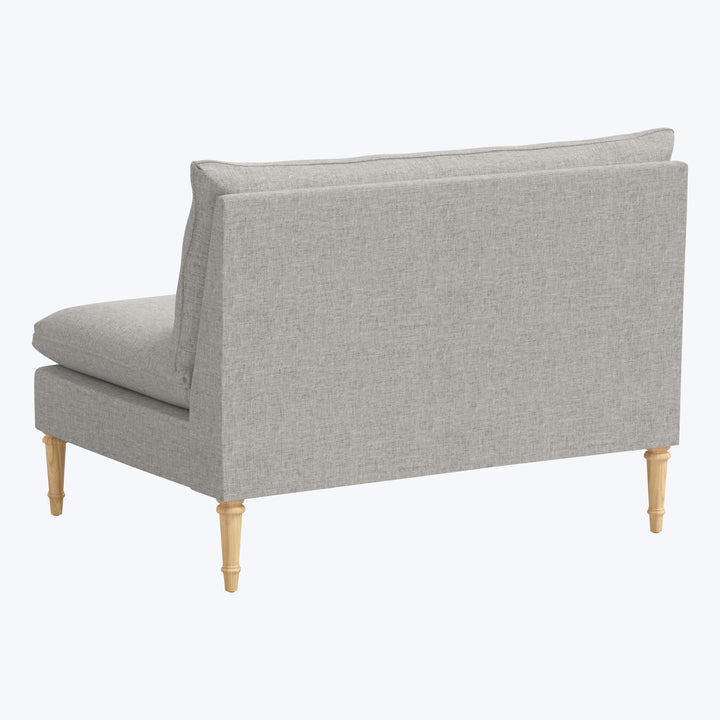 Laurel Settee Zuma Linen Feather