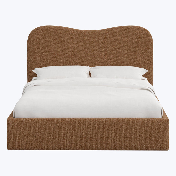 Hayes Platform Bed California King / Woolen Pecan