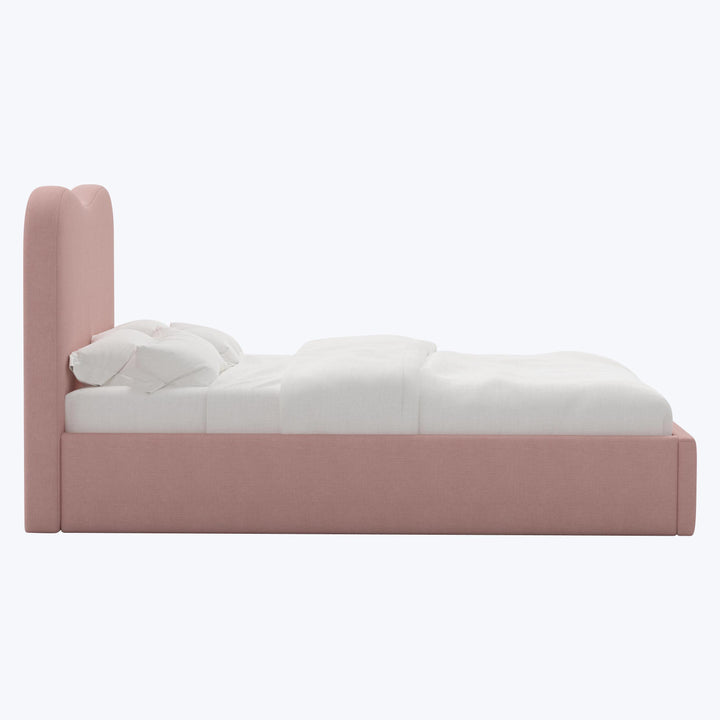 Hayes Platform Bed California King / Linen Blush