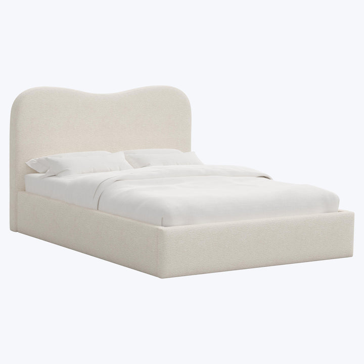 Hayes Platform Bed Twin / Sherpa Natural