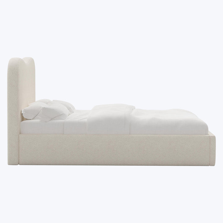 Hayes Platform Bed King / Sherpa Natural