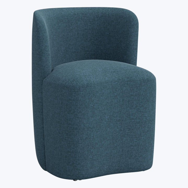 Montague Dining Chair Zuma Linen Navy