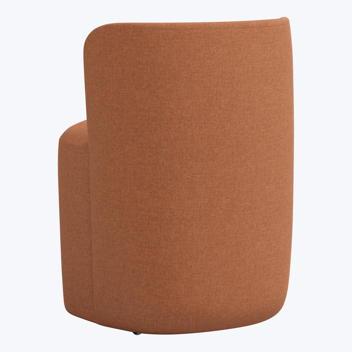 Montague Dining Chair Zuma Linen Terracotta