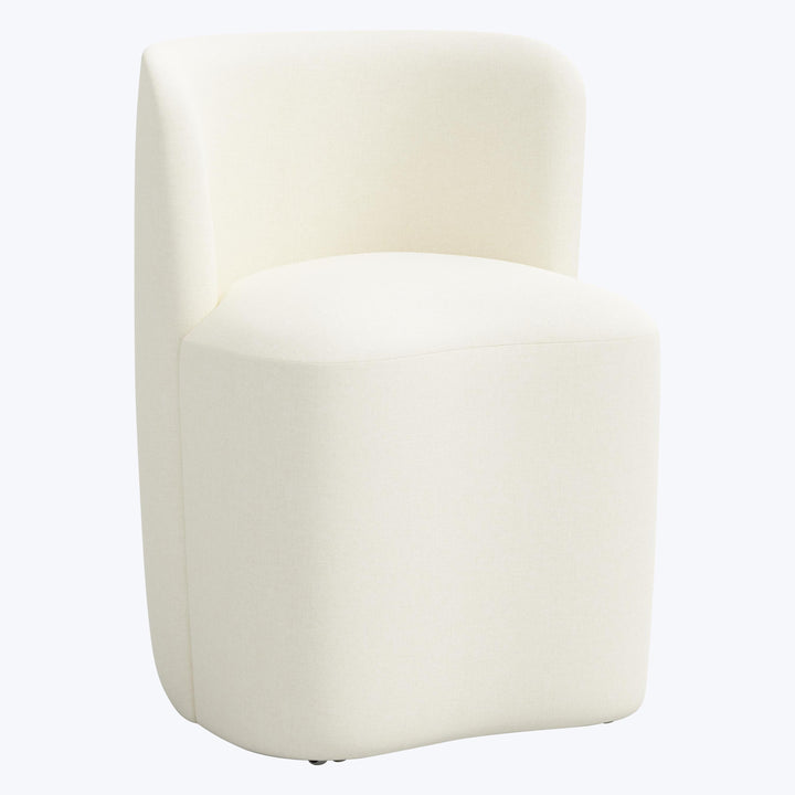 Montague Dining Chair Zuma Linen White