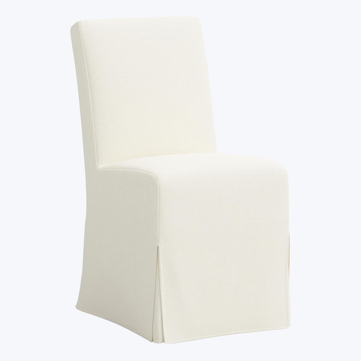 Rye Slipcover Dining Chair Zuma Linen White