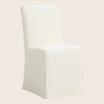 Rye Slipcover Dining Chair Zuma Linen White