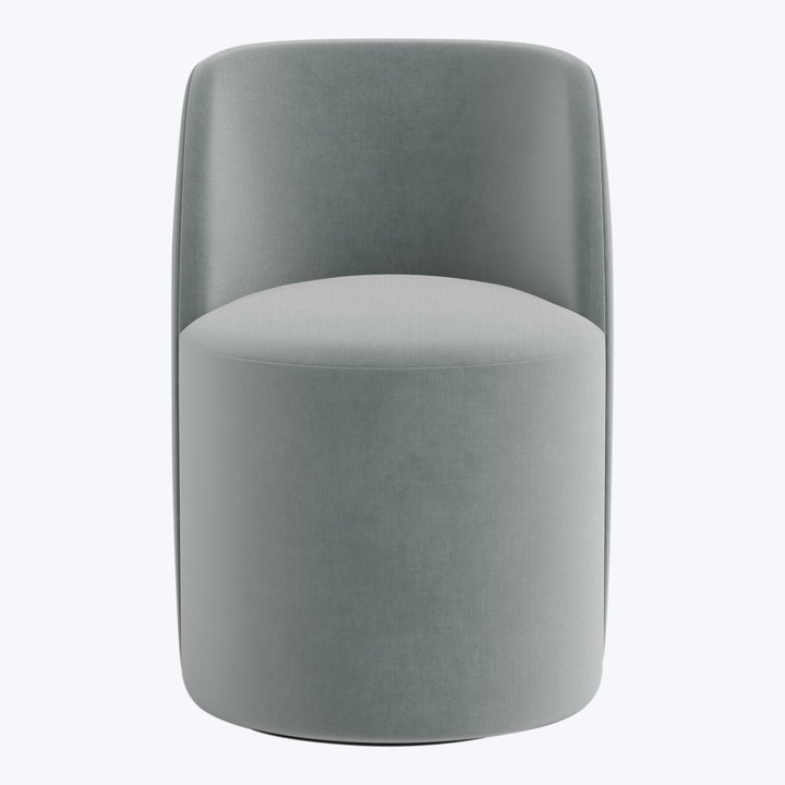 Jessa Swivel Dining Chair Performance Velvet Lichen