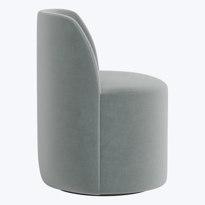 Jessa Swivel Dining Chair Performance Velvet Lichen