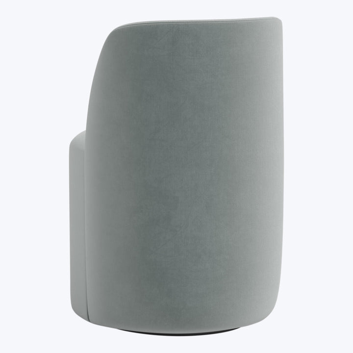 Jessa Swivel Dining Chair Performance Velvet Lichen