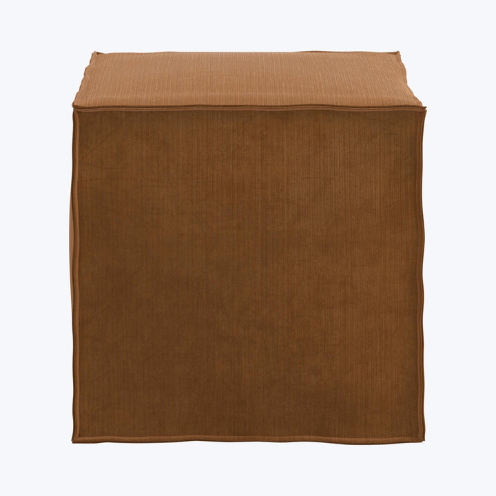 Langston Ottoman Performance Velvet Copper